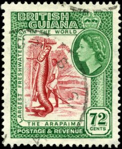 Stamp British Guiana 1954 72c