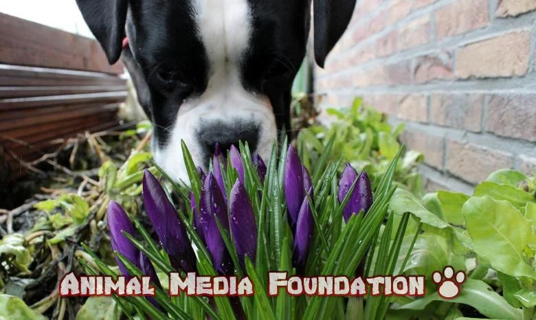 Why is the dog eating leaves?